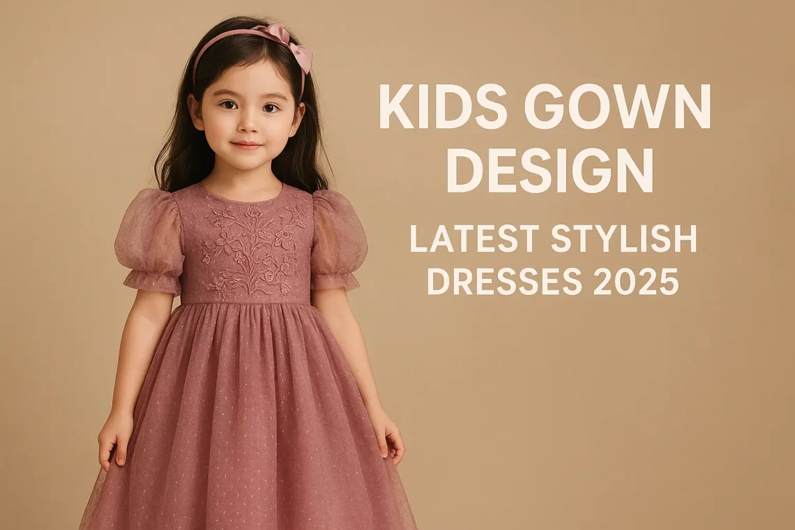 kids gown design